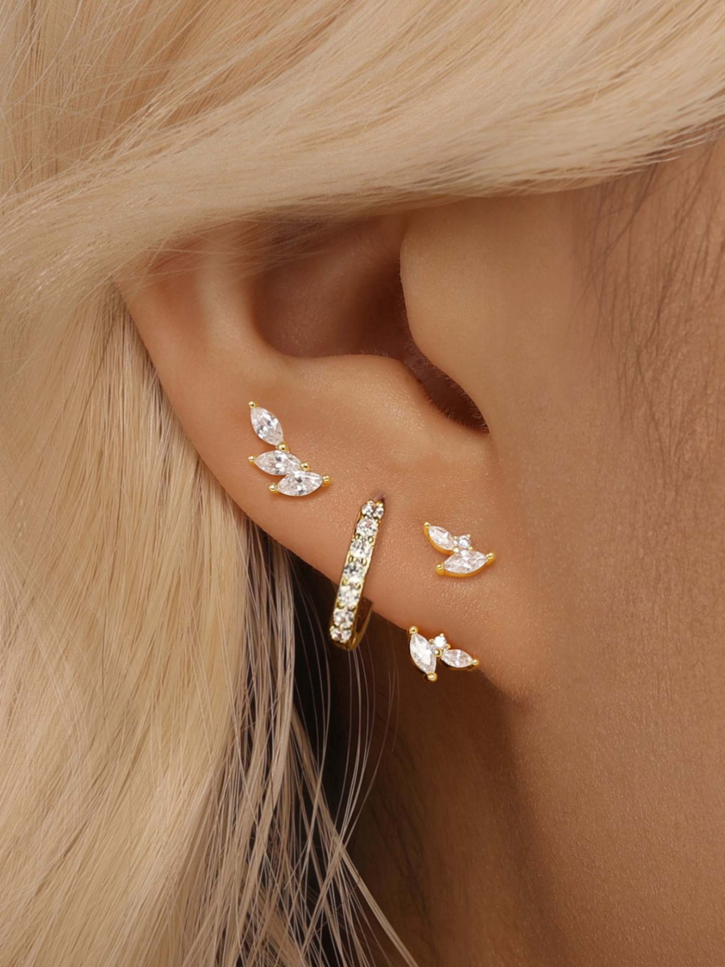 Fashion Horse Eye Zircon Earring Series-Olarajewelry