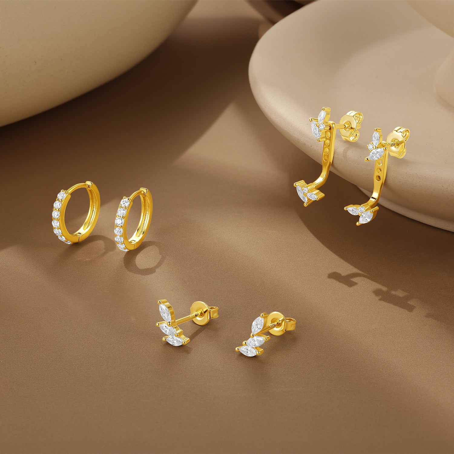 Fashion Horse Eye Zircon Earring Series-Olarajewelry