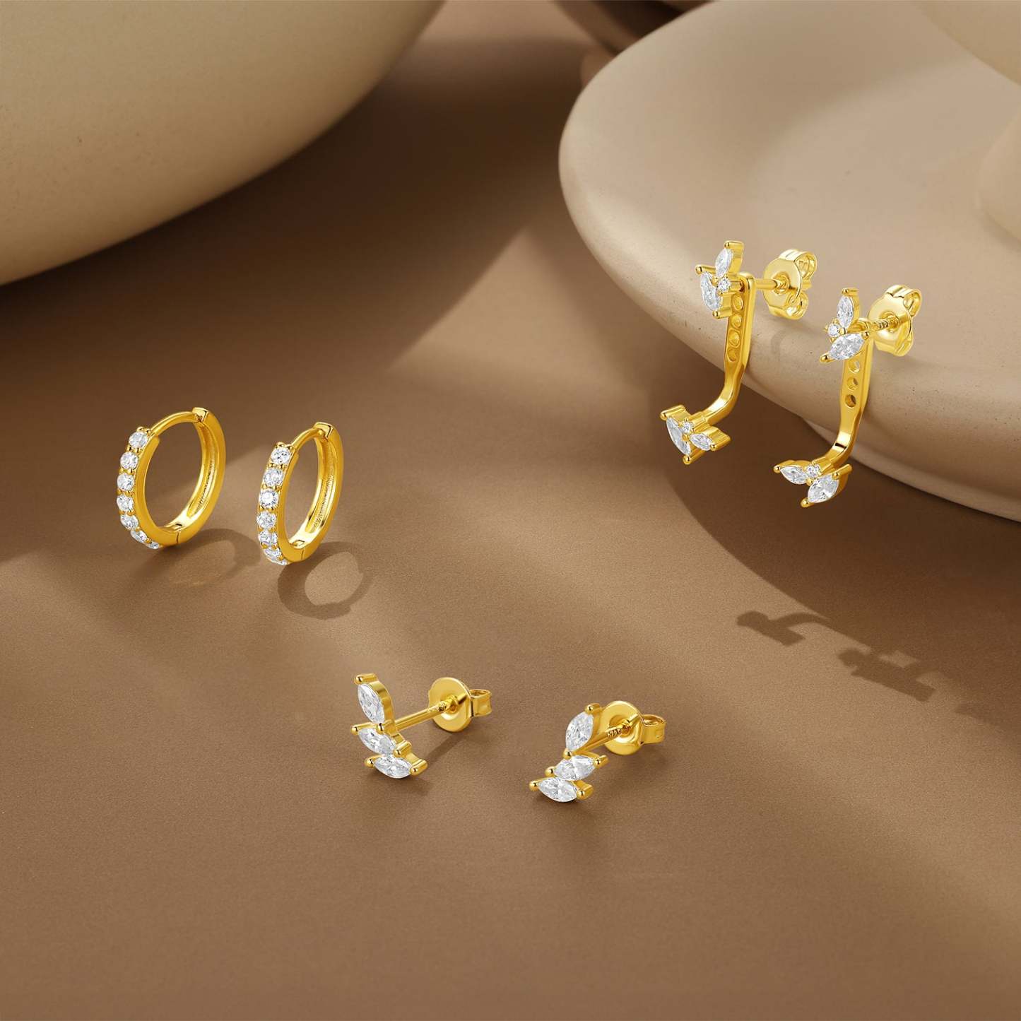 Fashion Horse Eye Zircon Earring Series-Olarajewelry