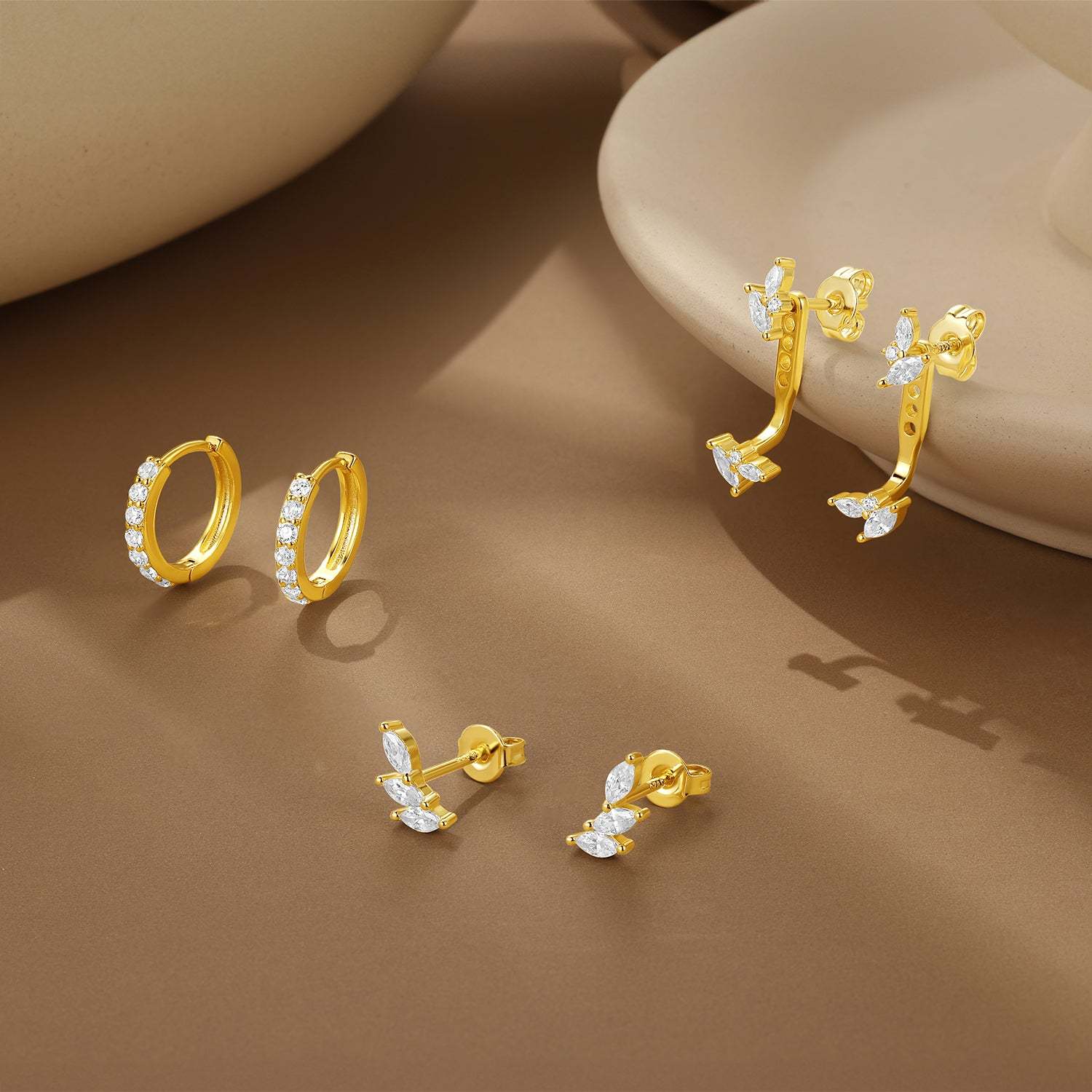Fashion Horse Eye Zircon Earring Series-Olarajewelry