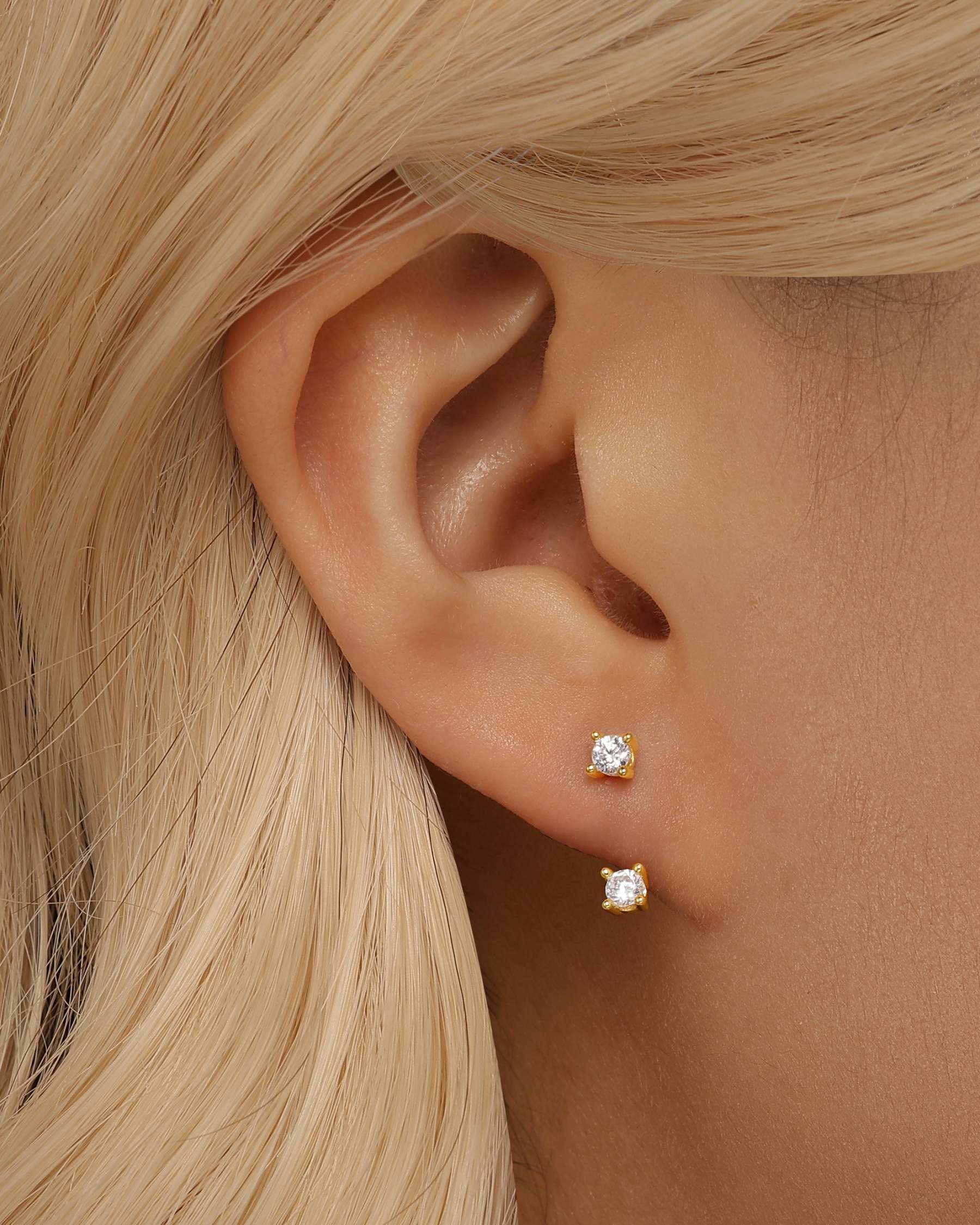 Popular 3 Piece Zircon Earring Set-Olarajewelry