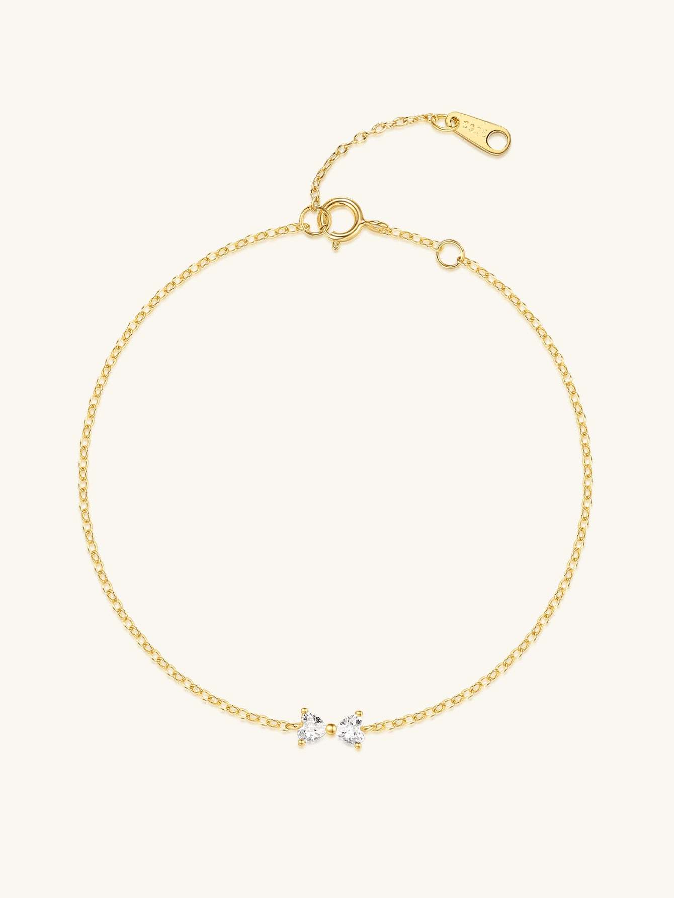 S925 Pavé Bow Bracelet-Olarajewelry