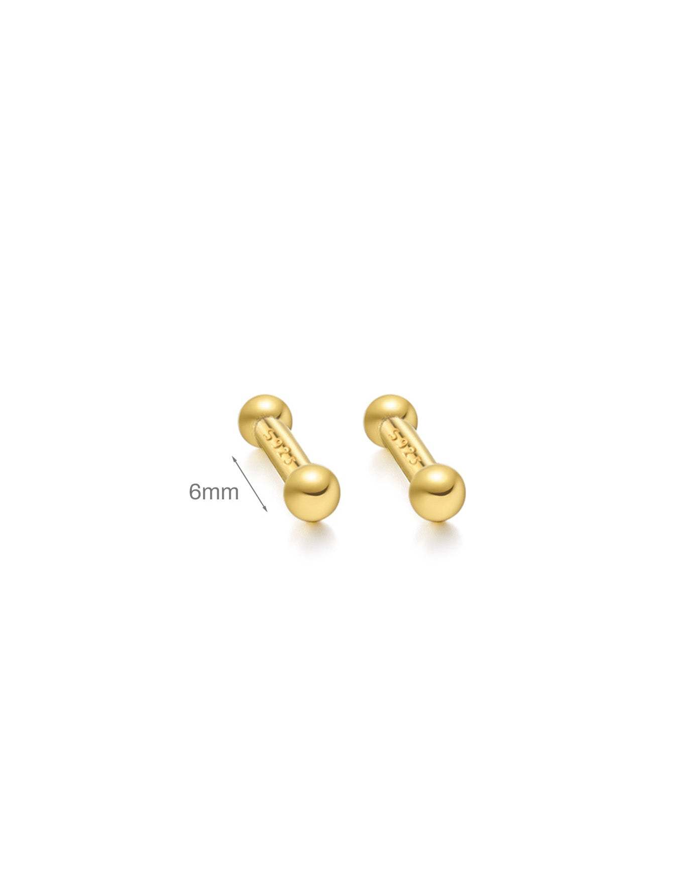 S925 Minimalist Multi Size Piercing Earring-Olarajewelry