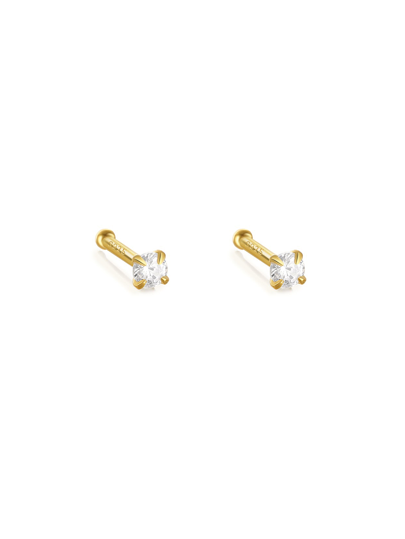 Light Pink Oil Drop S925 Earring Set-Olarajewelry