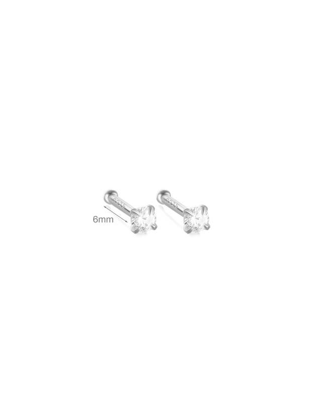 S925 Minimalist Multi Size Piercing Earring-Olarajewelry