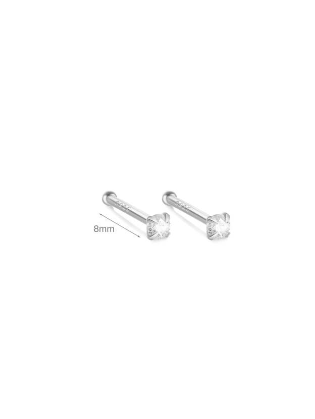 S925 Minimalist Multi Size Piercing Earring-Olarajewelry