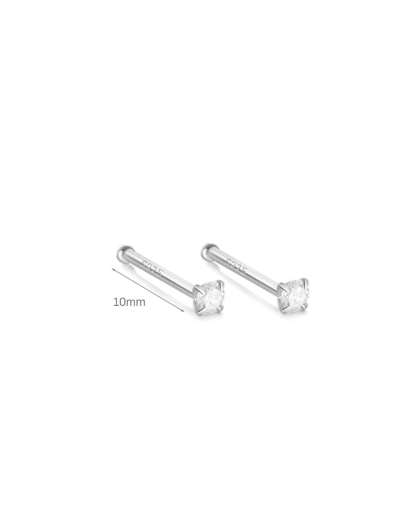 S925 Minimalist Multi Size Piercing Earring-Olarajewelry