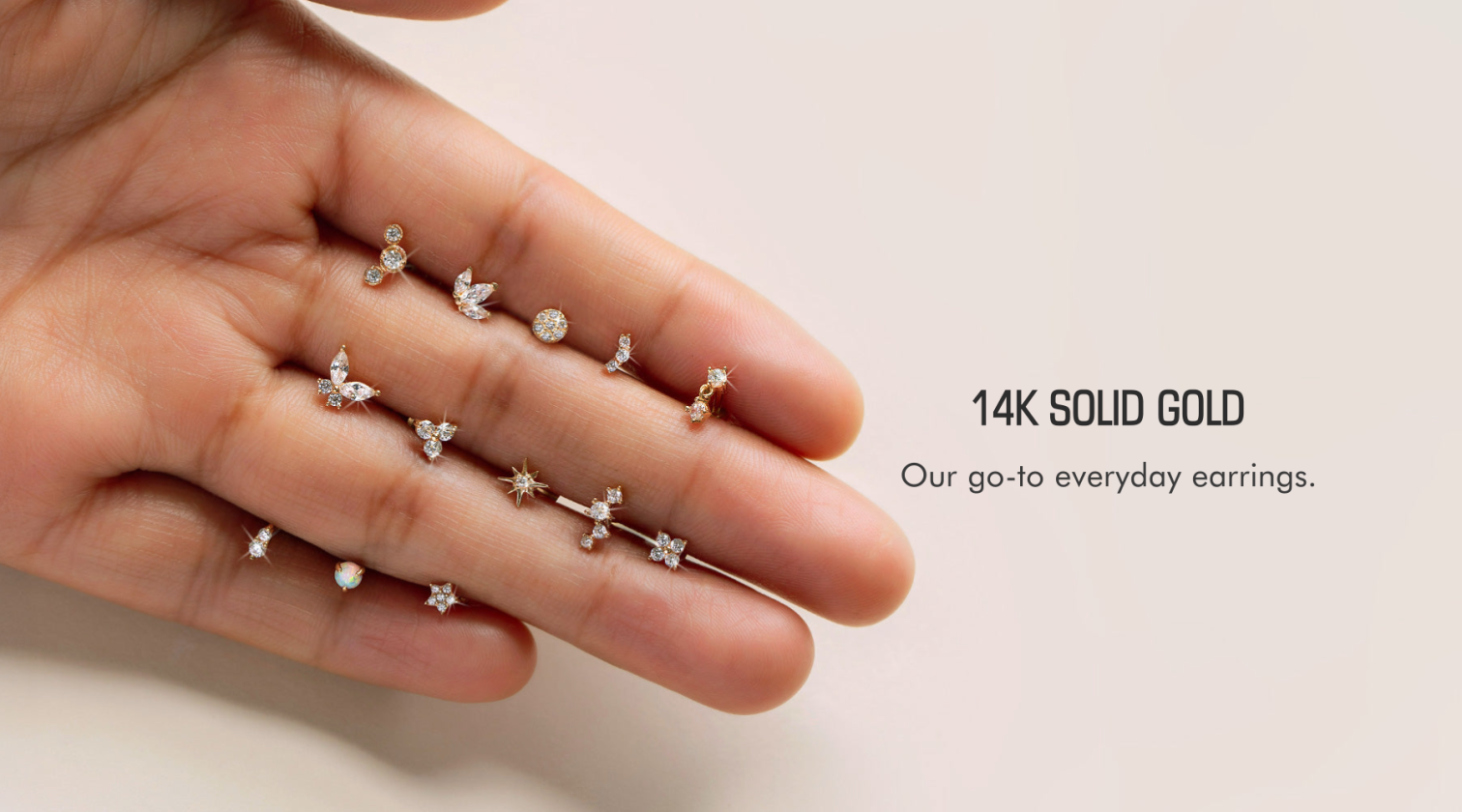 14K Solid Gold