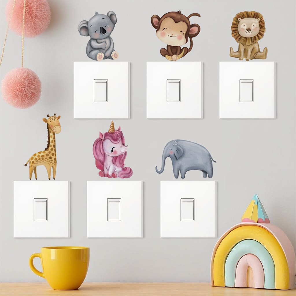 Animal Light Switch Wall Sticker
