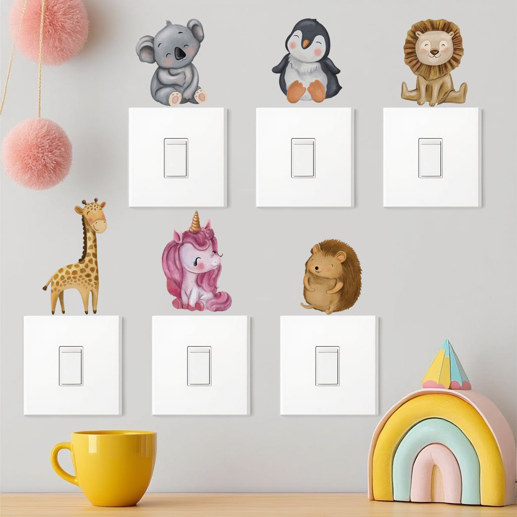 Animal Light Switch Wall Sticker