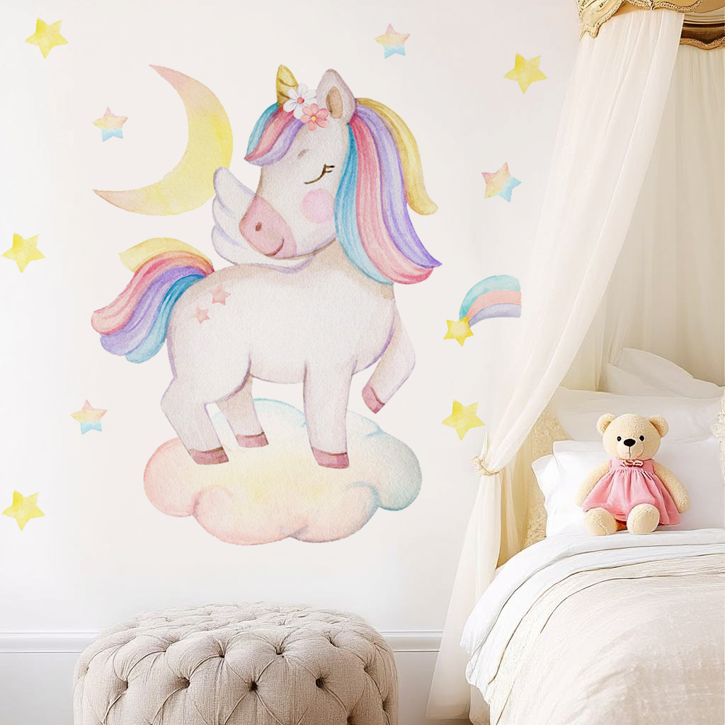 Unicorn Nursery Wall Sticker