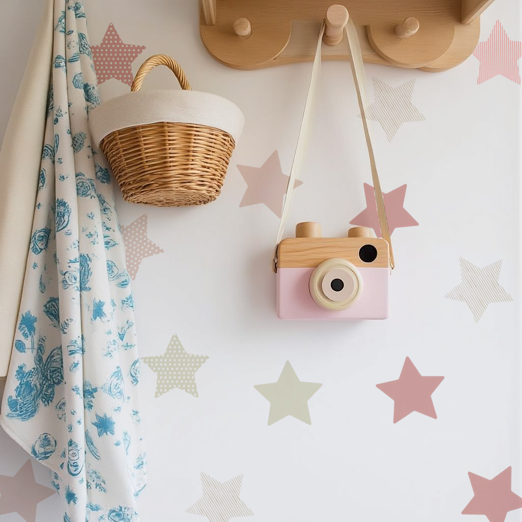 Boho Stars Nursery Wall Stickers
