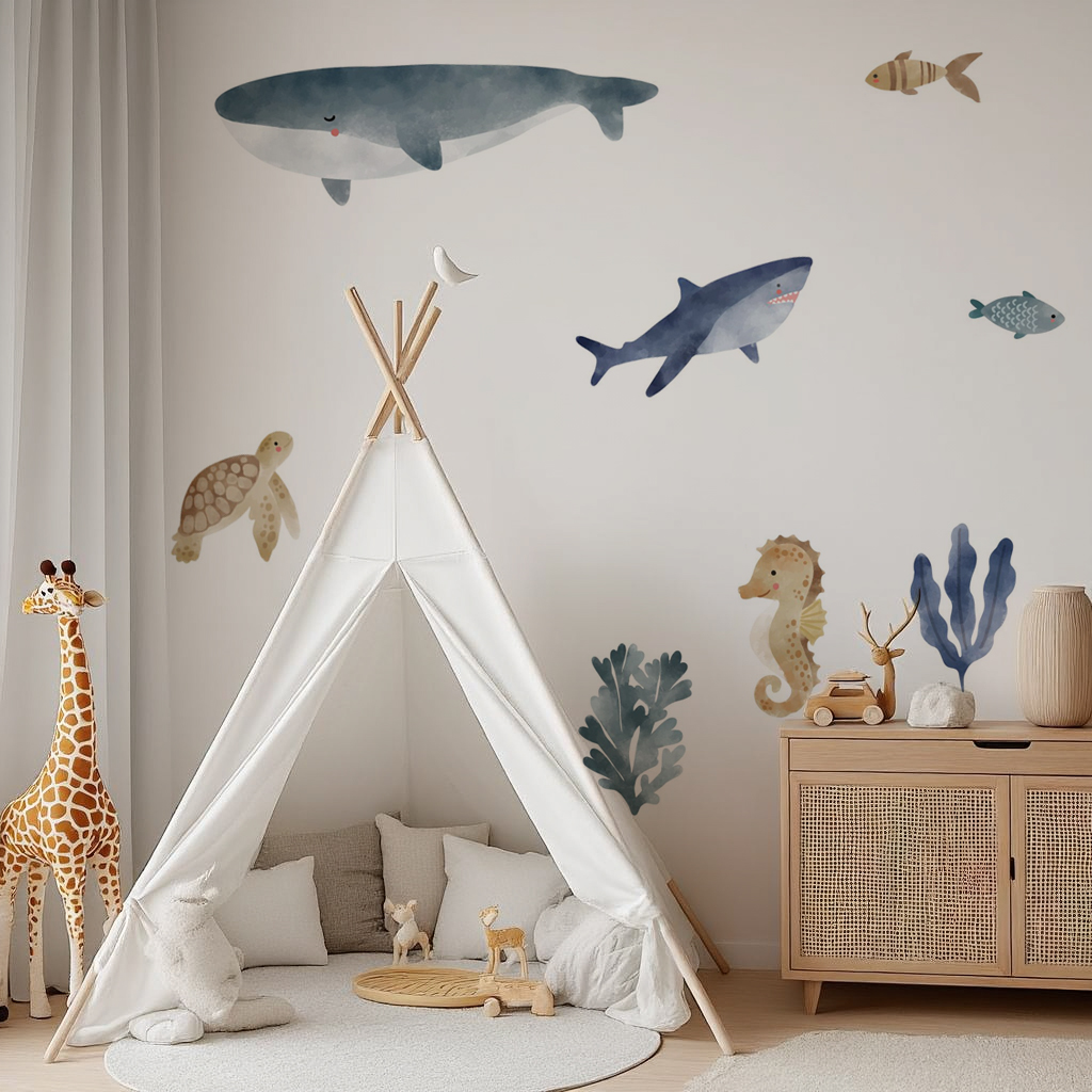 Underwater Adventure Nursery Wall Stickers