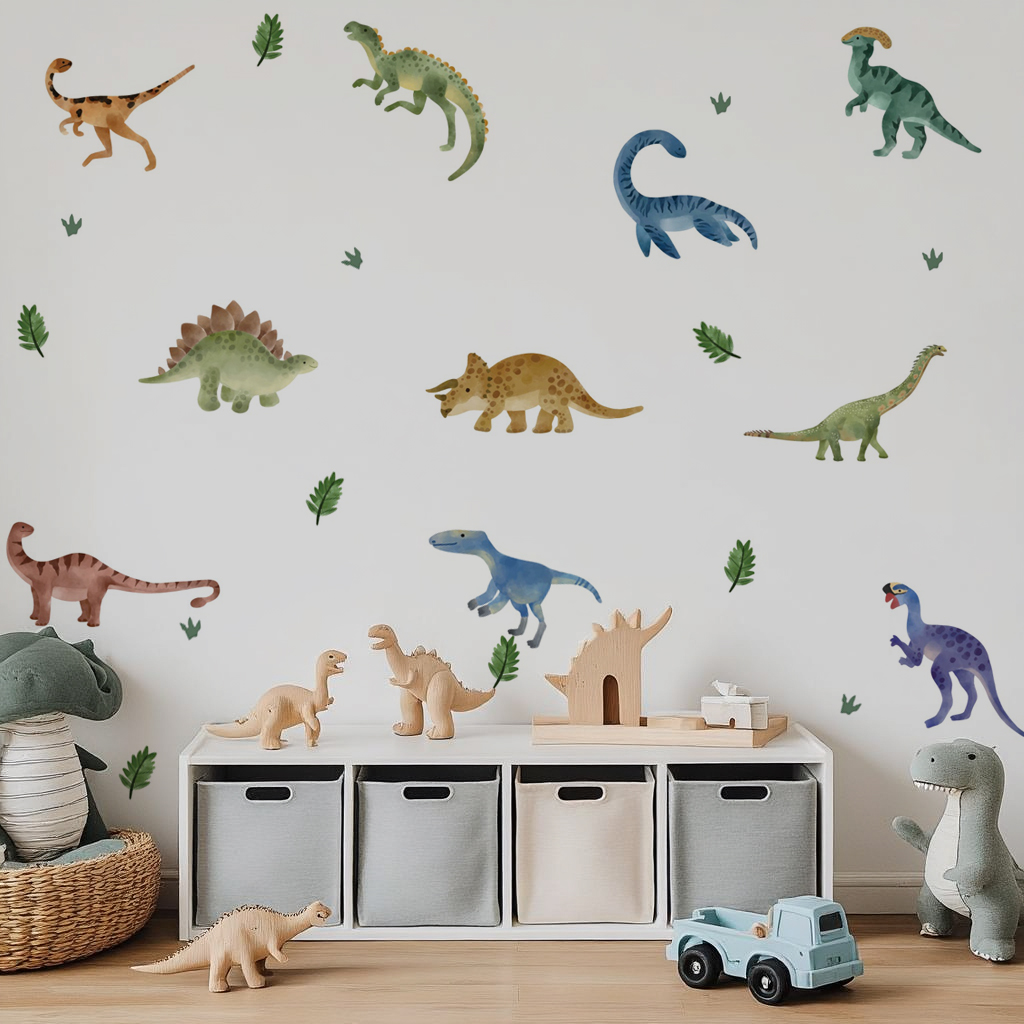 Dinosaur Adventure Nursery Wall Stickers