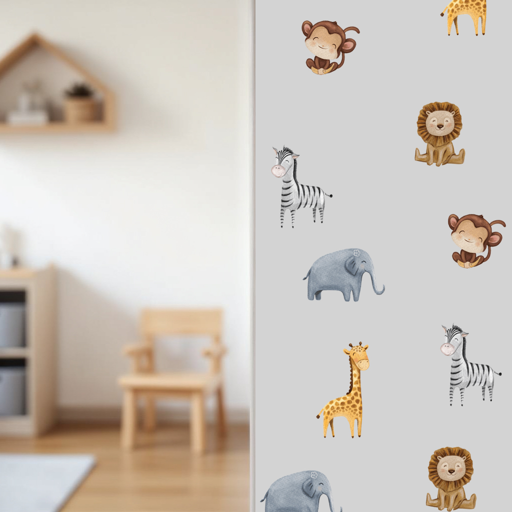 Jungle Joy Nursery Wall Stickers