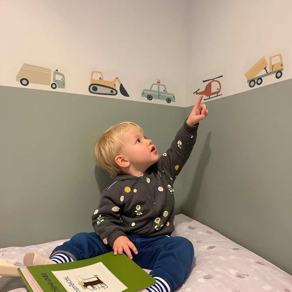 Transport Vehicles Nursery Wall Stickers