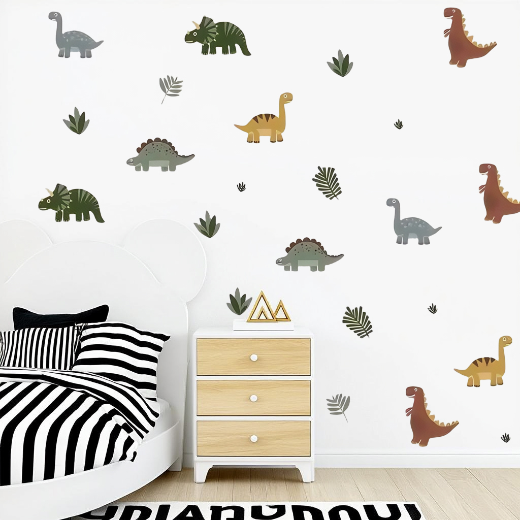 Mini Dinosaurs Nursery Wall Stickers