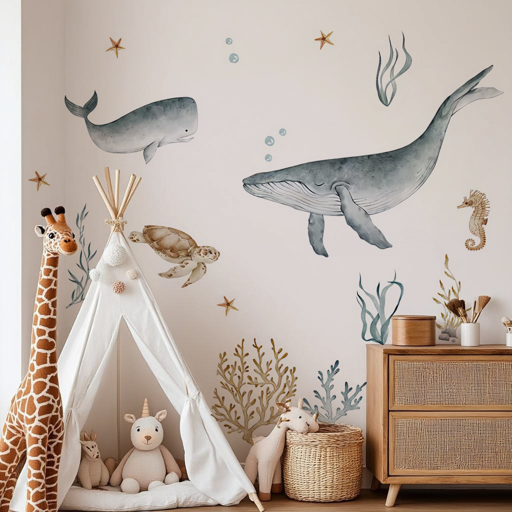 Under The Sea Nursery Wall Stickers