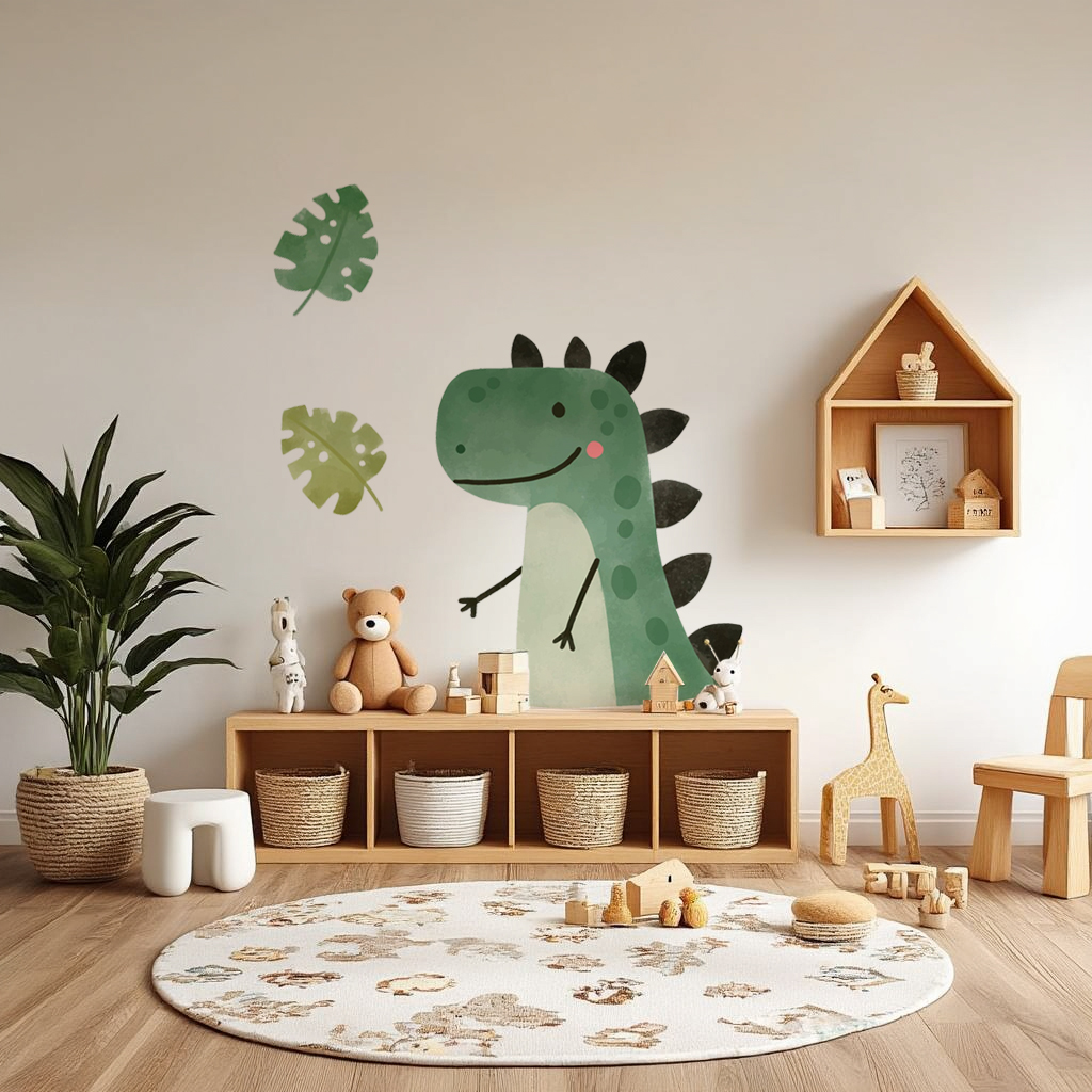 Friendly Dinosaur Nursery Wall Sticker