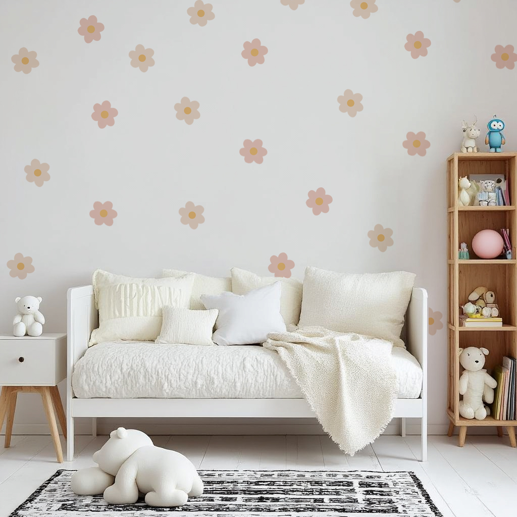 Daisy Flowers Nursery Wall Stickers
