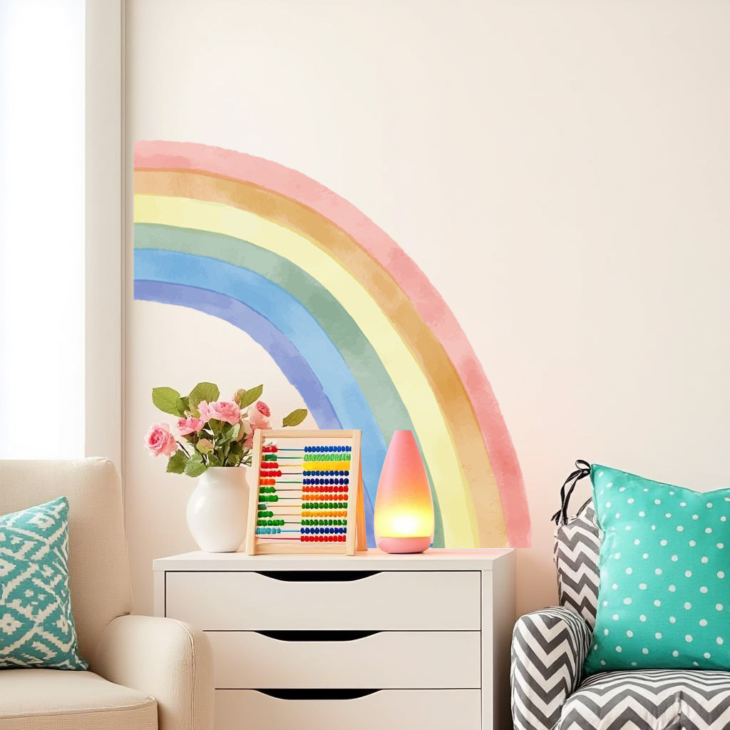 Half Rainbow Nursery Wall Sticker