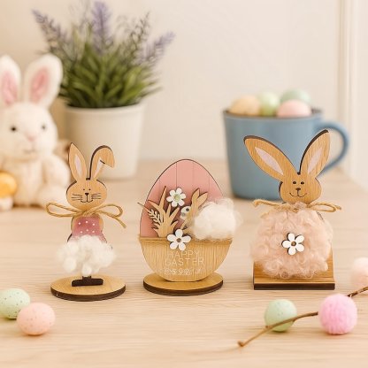 Wooden Easter Bunny,Easter Bunny Decor