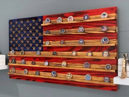 🇺🇸 Veterans Day Early Sale 79%Off🔥Challenge Coin Display Rack Holder - BUY 2 FREE SHIPPING