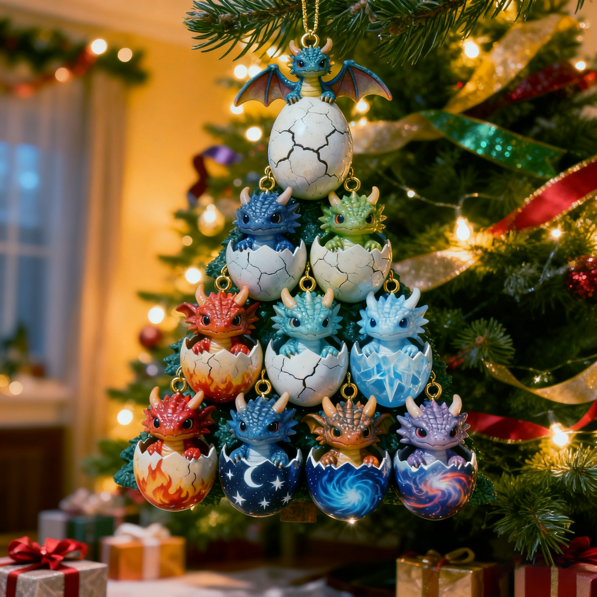 Dragon Hatchlings: Christmas Egg Tree