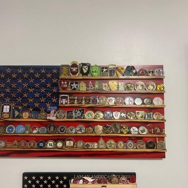 🇺🇸 Veterans Day Early Sale 79%Off🔥Challenge Coin Display Rack Holder - BUY 2 FREE SHIPPING