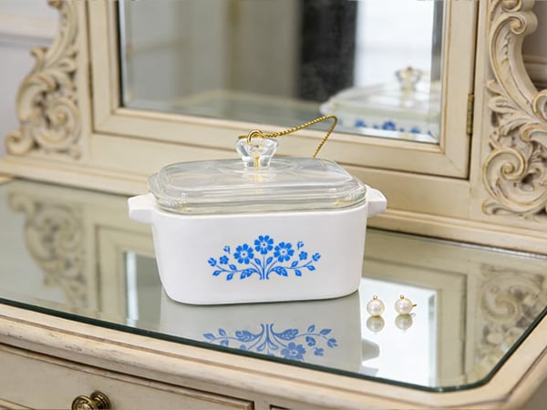 🎁Retro Gooseberry Trinket Box – Vintage Pyrex-Style Casserole Design💕