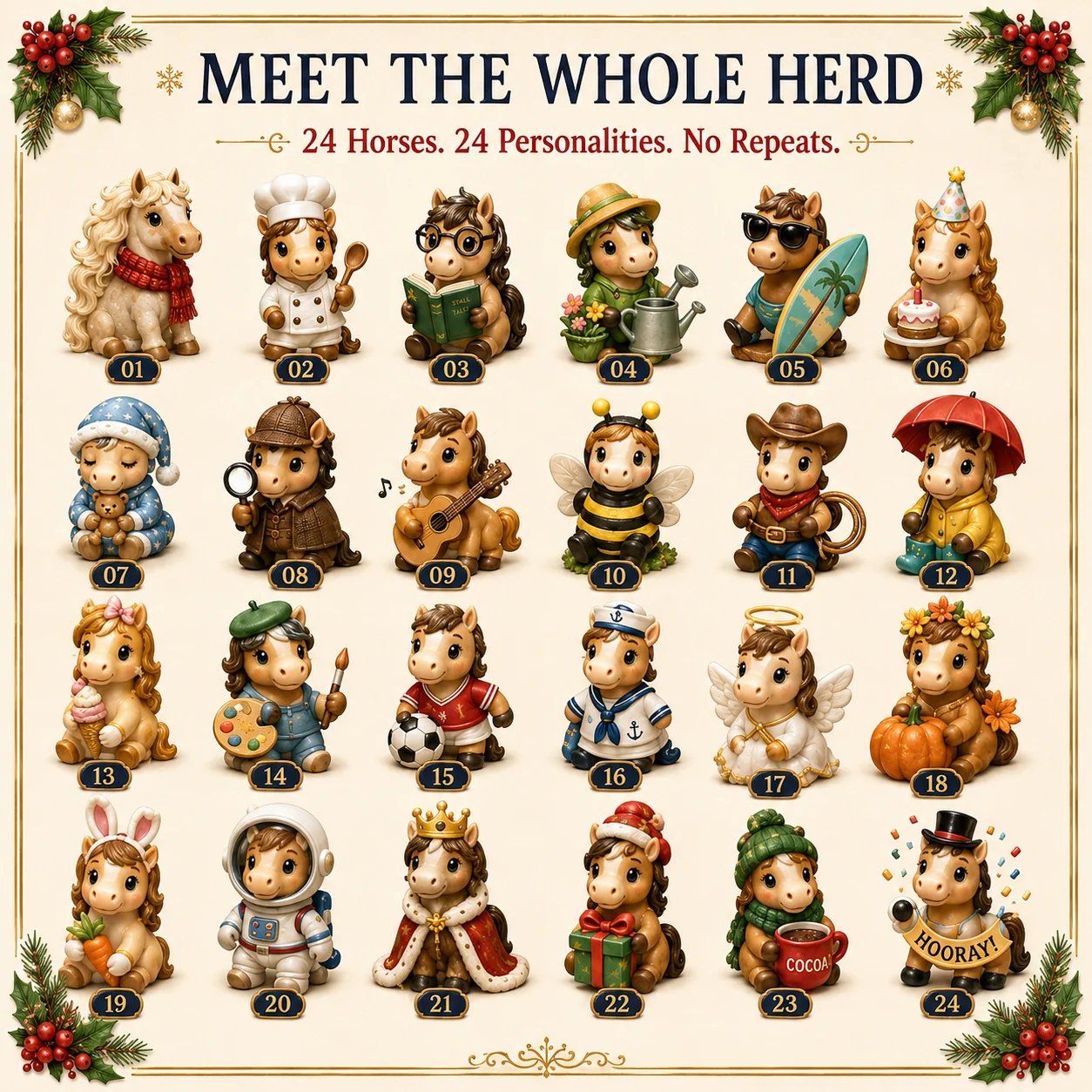 ⏰🐴 2026 Horse Advent Calendar – 24 Days of Horse Magic