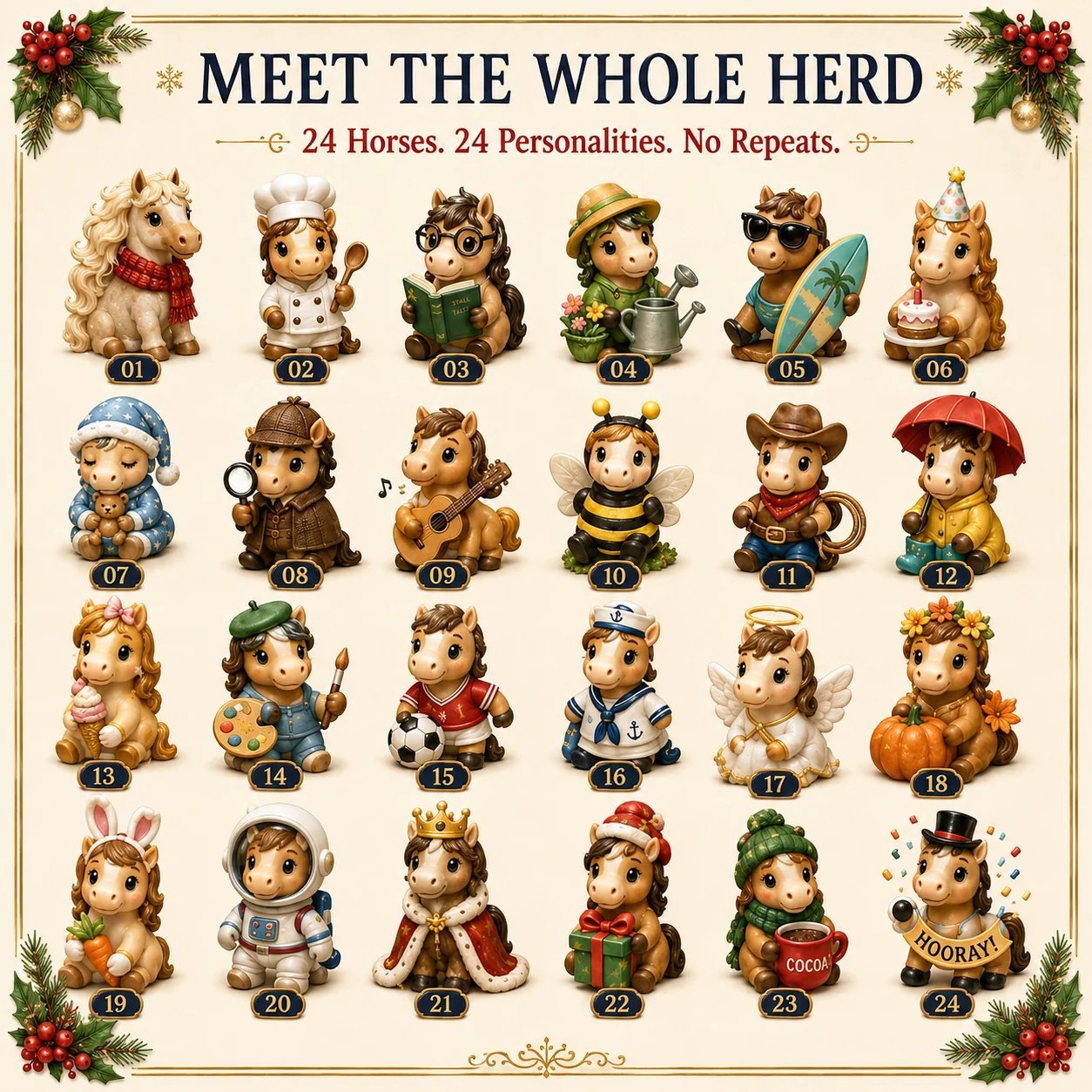 ⏰🐴 2026 Horse Advent Calendar – 24 Days of Horse Magic