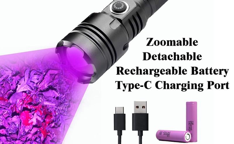 Rechargeable Blood Tracking Light for Night Hunting 2000 Lumens Blood Trail Tracking Flashlight Gifts for Hunter handheld powerful Festival Gift Rechargeable Blood Tracking Light for Night Hunting 2000 Lumens Blood Trail Tracking Flashlight Gifts for Hunter handheld powerful Festival Gift