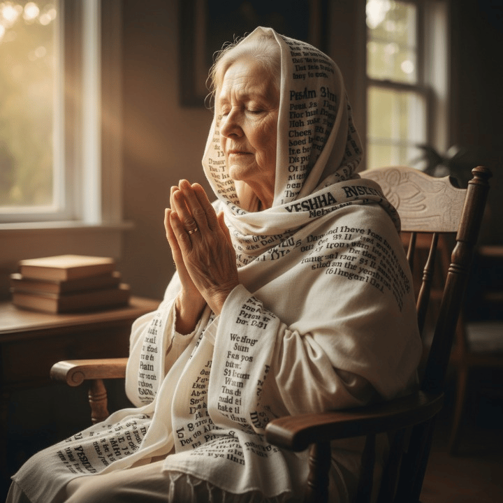 ✝️Handcrafted Christian Prayer Shawl🙏