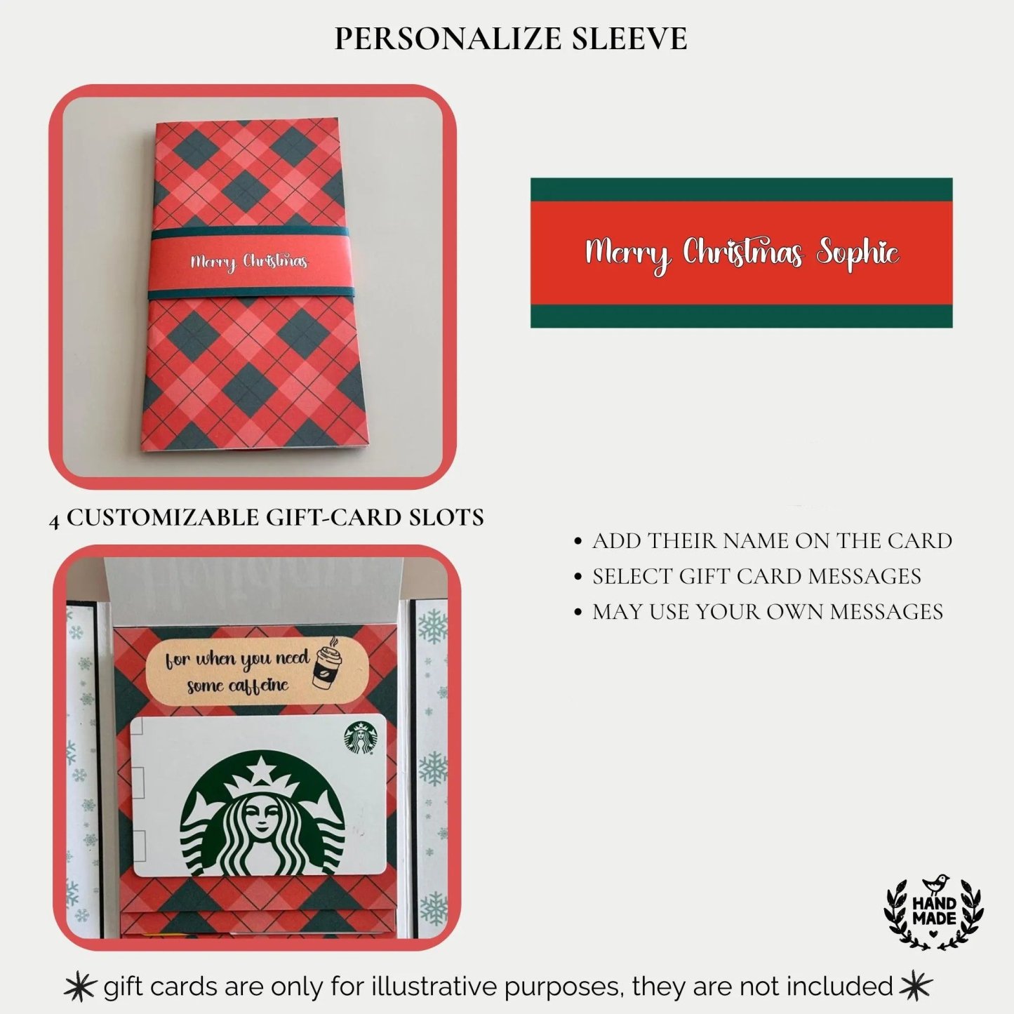 🔥LAST DAY 50% OFF - 🎅✨Handmade Waterfall Christmas Gift Card Booklet♻️Free PDF Included!