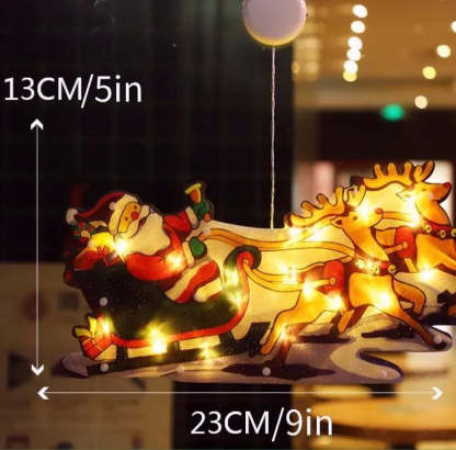 Festival Must-Have🎄Christmas Window Hanging Lights🎁🎁BUY 2 GET 1 FREE