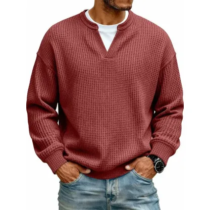 ⌛Limited-Time Offer🛍️50% OFF !!📢Layered Comfort Waffle Tee
