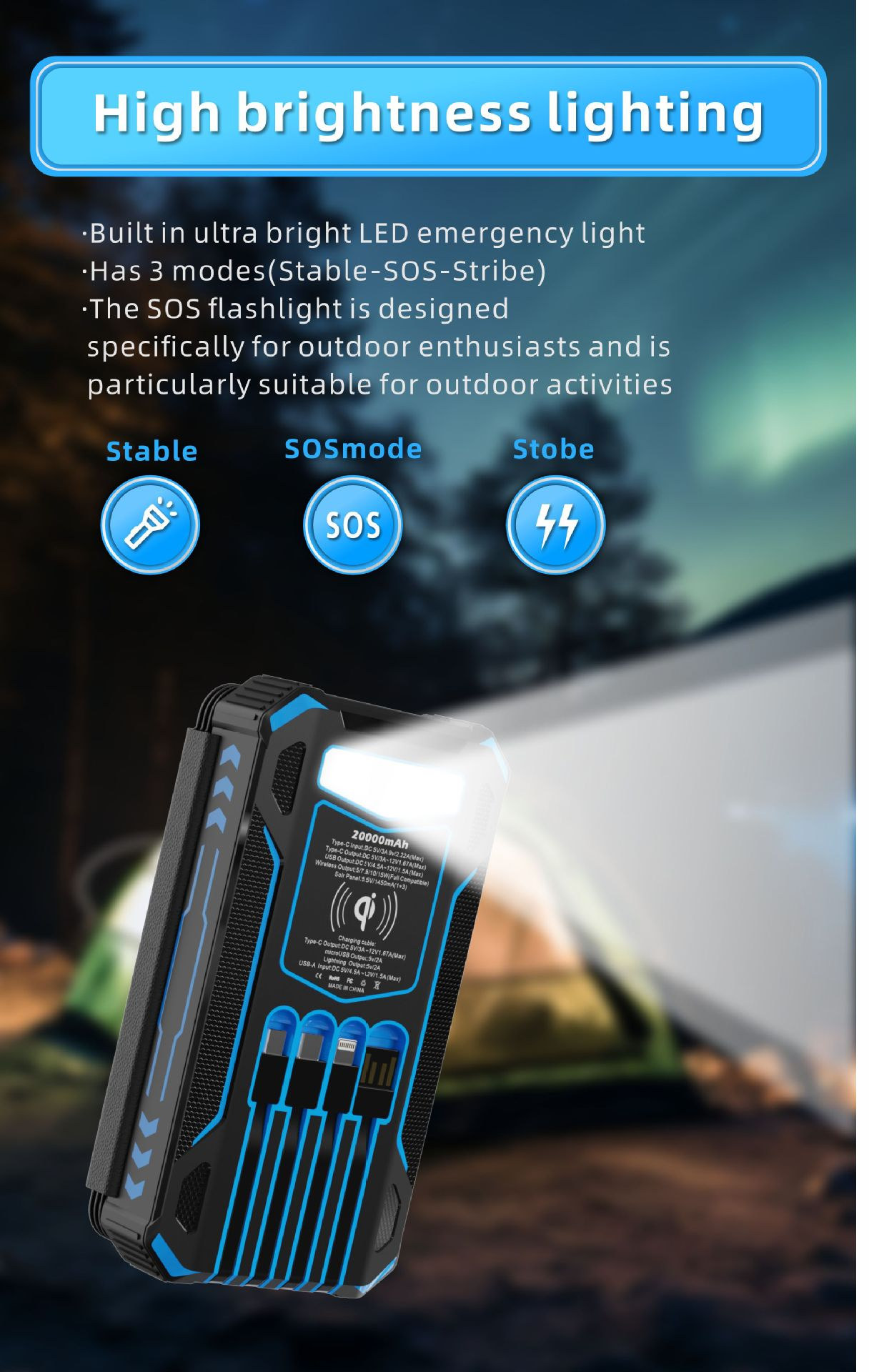 Solar Foldable Power Bank- Free Shipping