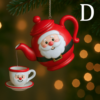 🏆 500K+ SOLD! ✨2025 USA✨Christmas Teapot Ornament