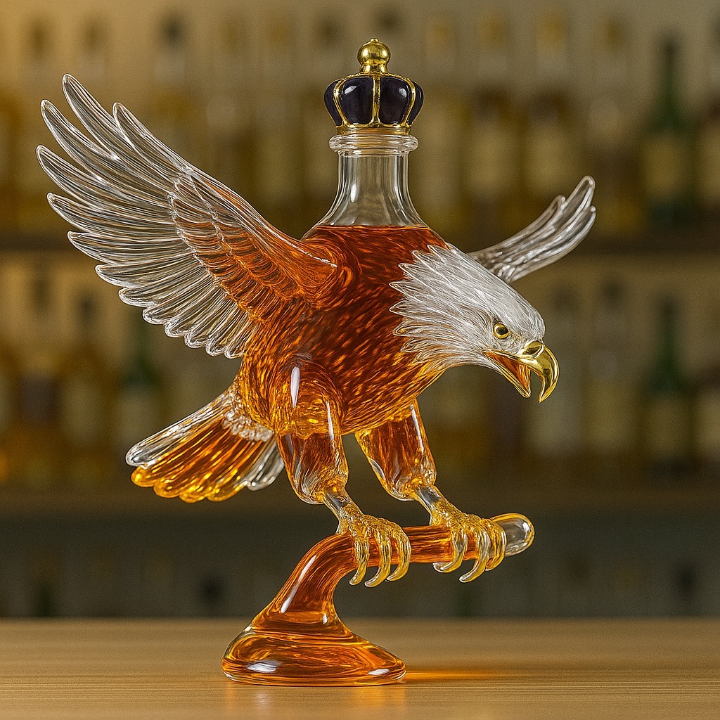 🦅Bald Eagle Whiskey Bottle