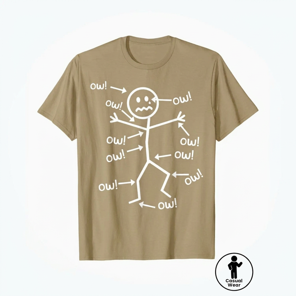 2026 Hot Sale - Humorous Chronic Pain Awareness T Shirt
