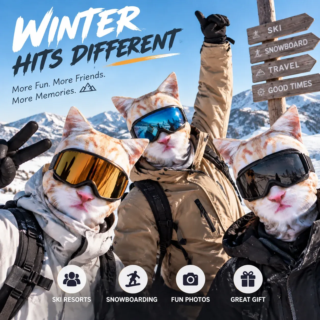 ⏳ 50% OFF – 🦊 Funny Animal Face Ski Mask |The Funniest Winter Balaclava Everyone Will Ask About