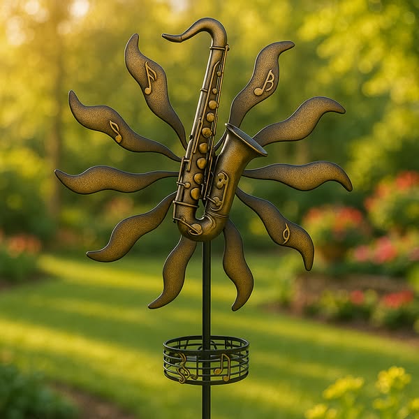 🎸Outdoor Musical Windmill Decoration – Creative Musical Instrument-Shaped Garden Ornament