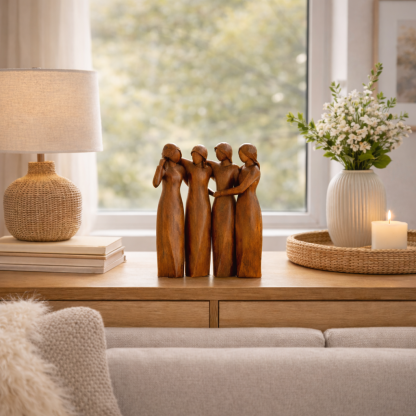 Celebrates Friendships Sisters Sculpture