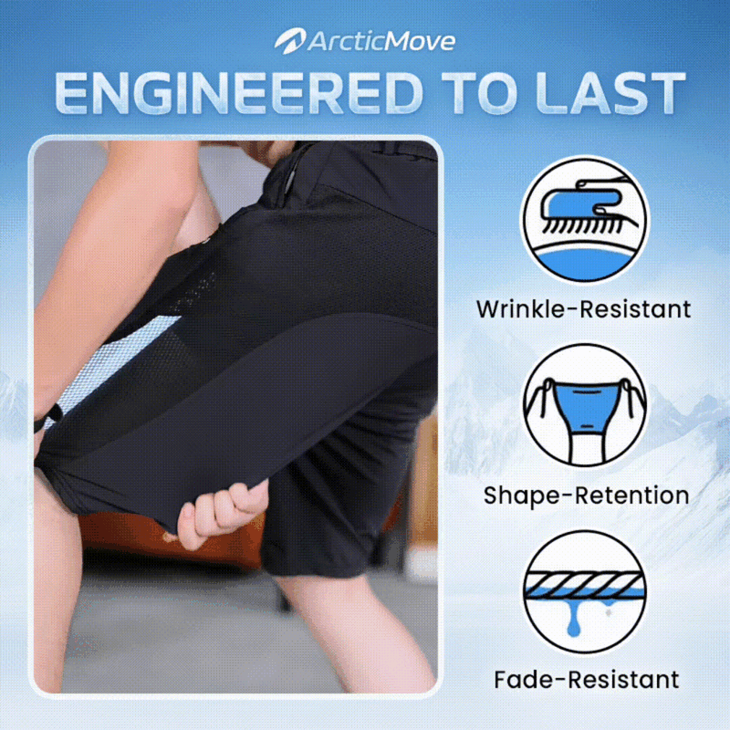 ArcticMove - Ultra-Breathable Ice Silk Stretch Shorts