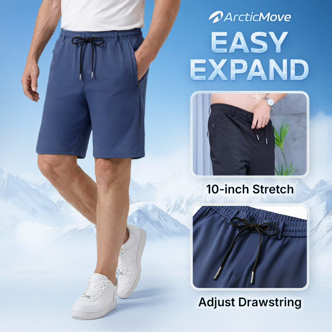 ArcticMove - Ultra-Breathable Ice Silk Stretch Shorts