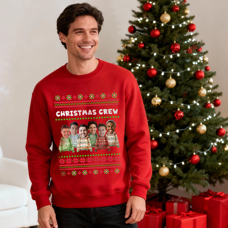 Personalized Ugly Christmas Sweater "Family"