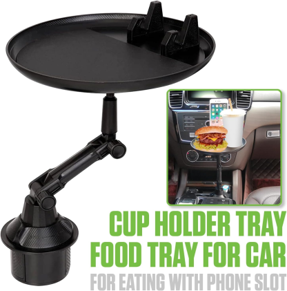 🔥Christmas Sale 49% OFF – Car cup holder tray 360° Rotation