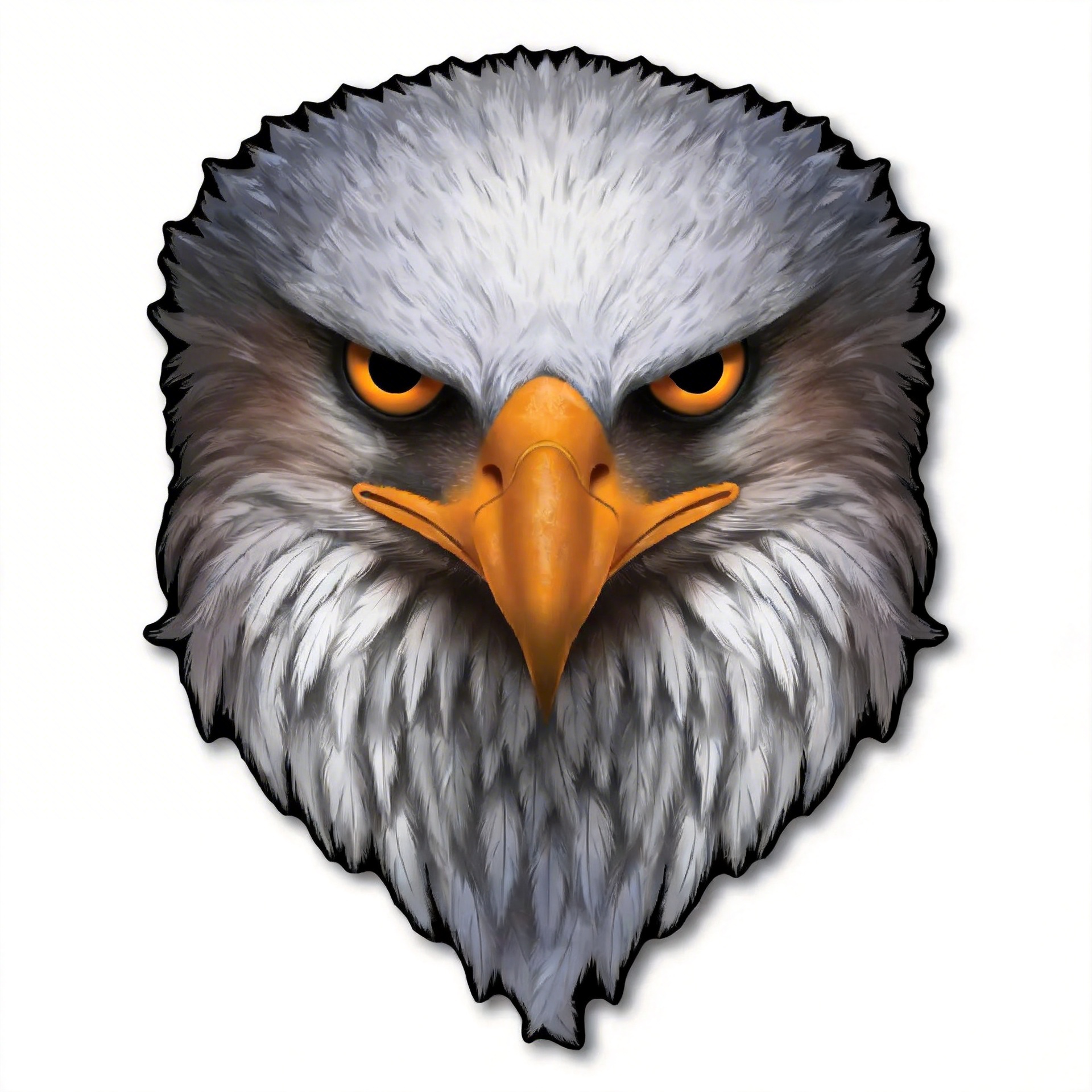 🔥Last Day 50% OFF - 🦅Reflective Eagle Eyes USA Flag Decal – Waterproof Patriotic Vinyl Sticker for Trucks, Cars & Gear