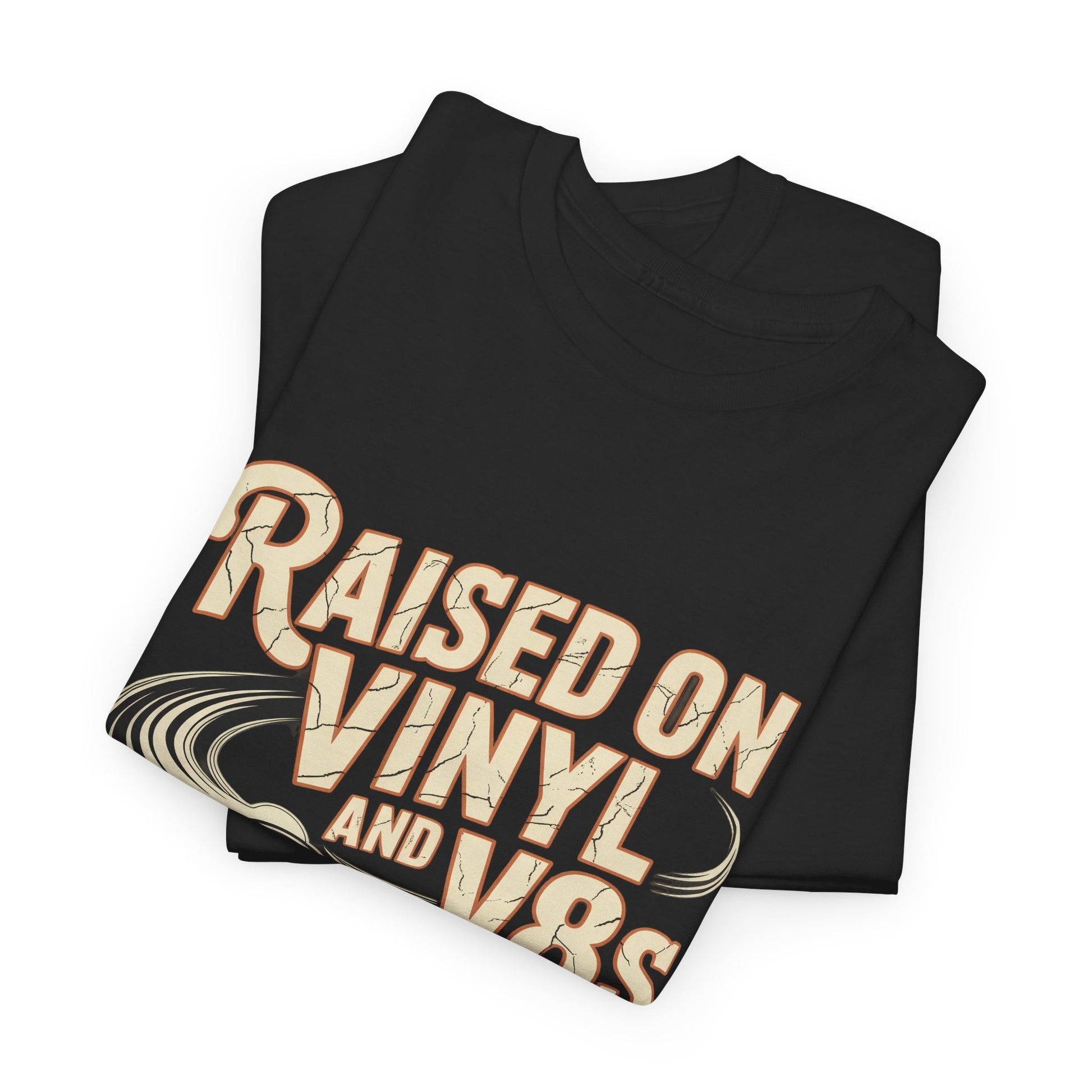 "Raised on Vinyl and V8s" Vintage T-Shirt